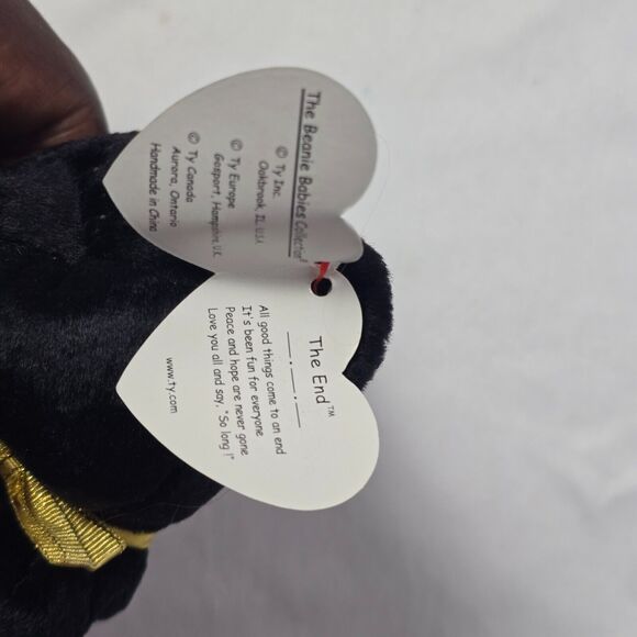 TY Beanie Baby The End‎ Retired Collectible Bear  Original Hang Tag - Picture 8 of 8